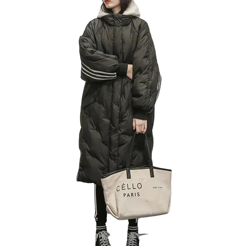 Ladies Long Padded Coat Chic