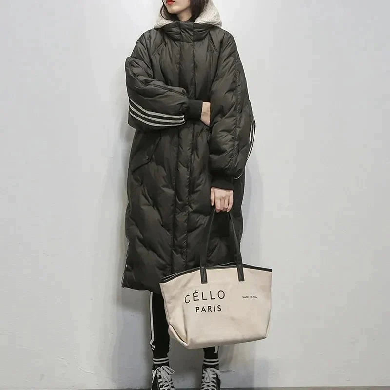 Ladies Long Padded Coat Chic