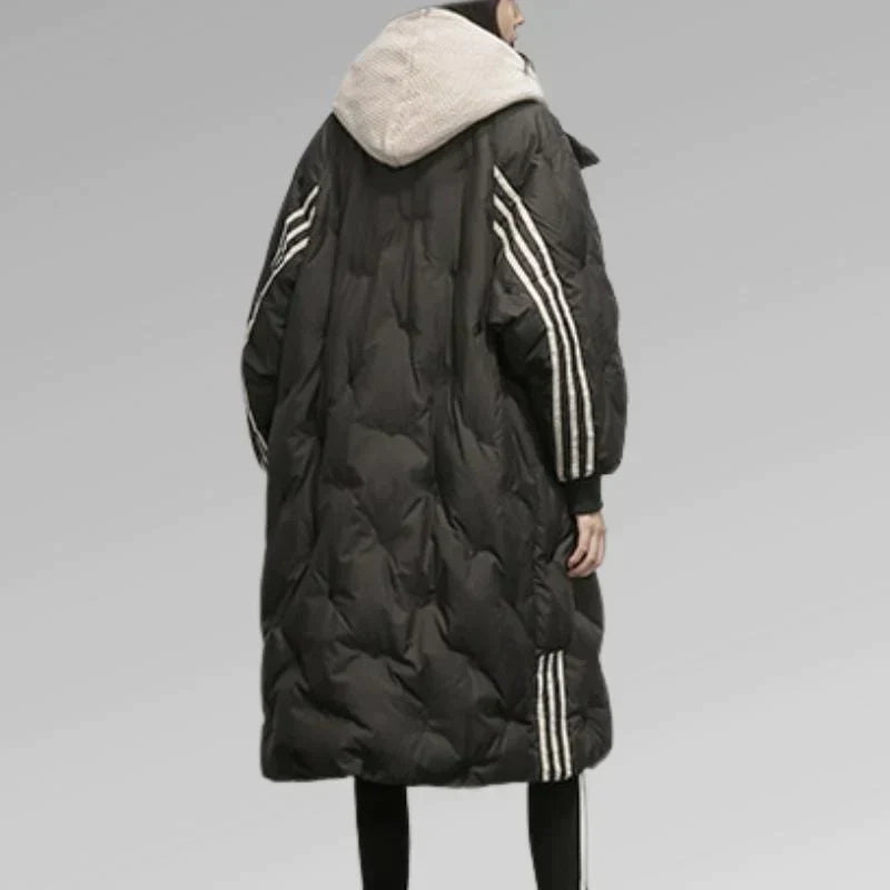 Ladies Long Padded Coat Chic