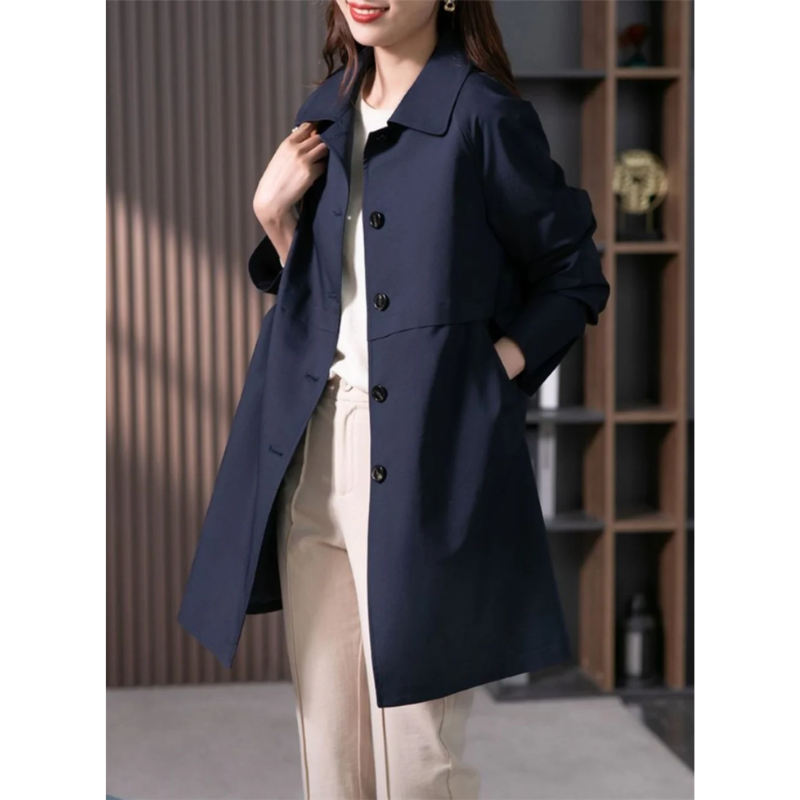 Ladies Waterproof Trench Coat Classic