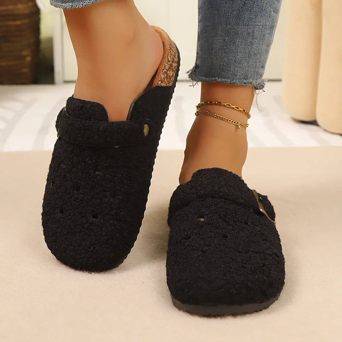 Solace Fleece Clogs