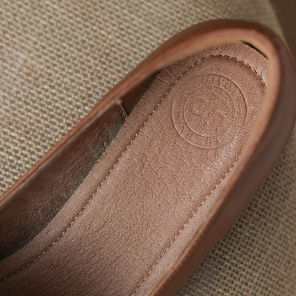 Aveline Genuine Leather Heels