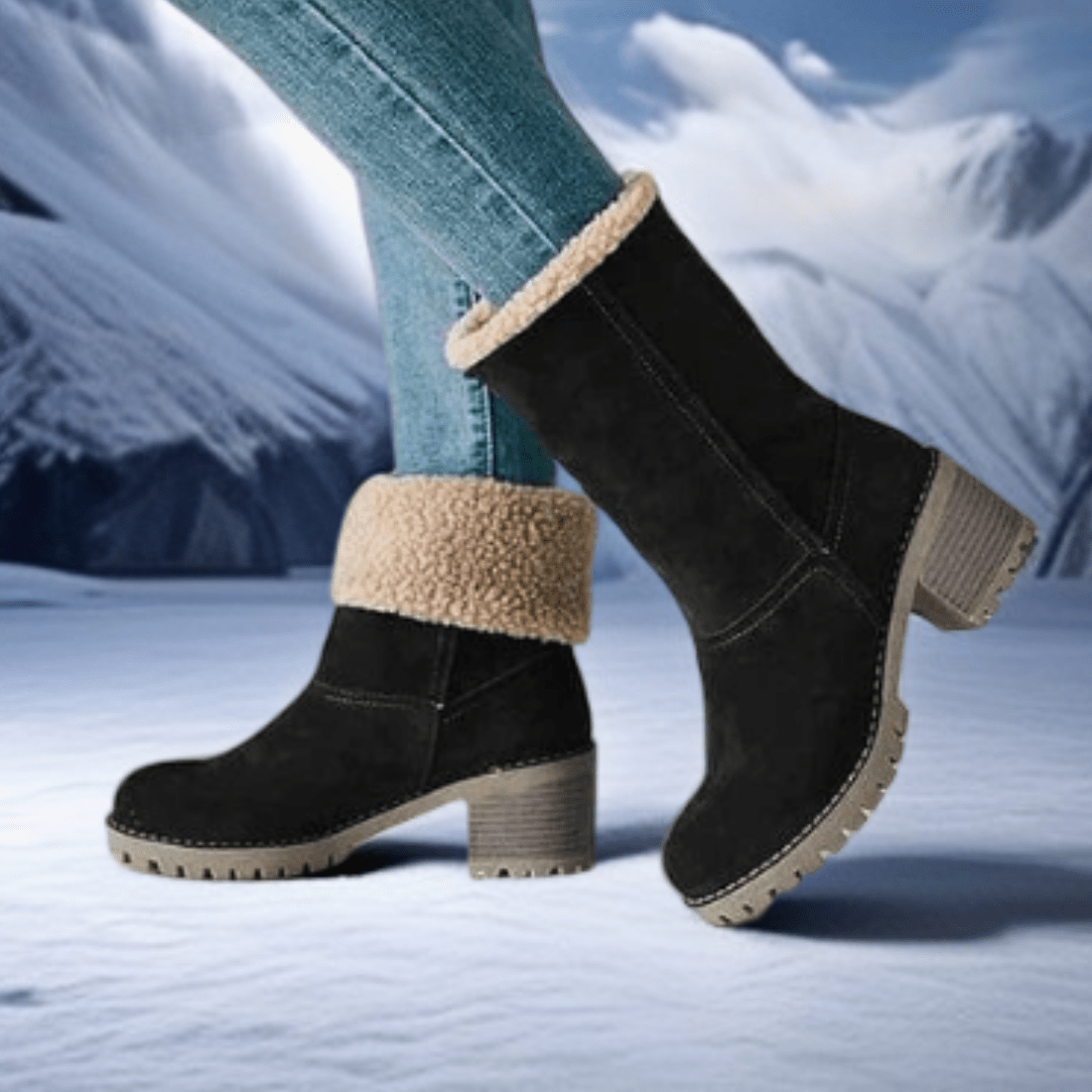Odalys | Winter Wool Mid-Calf Boots