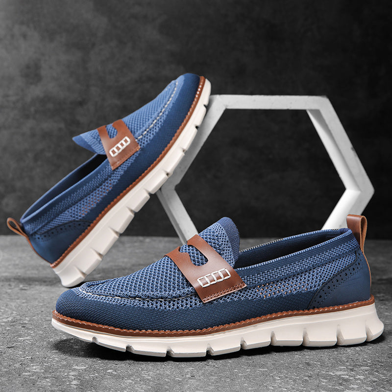 Oxford Mesh Loafers