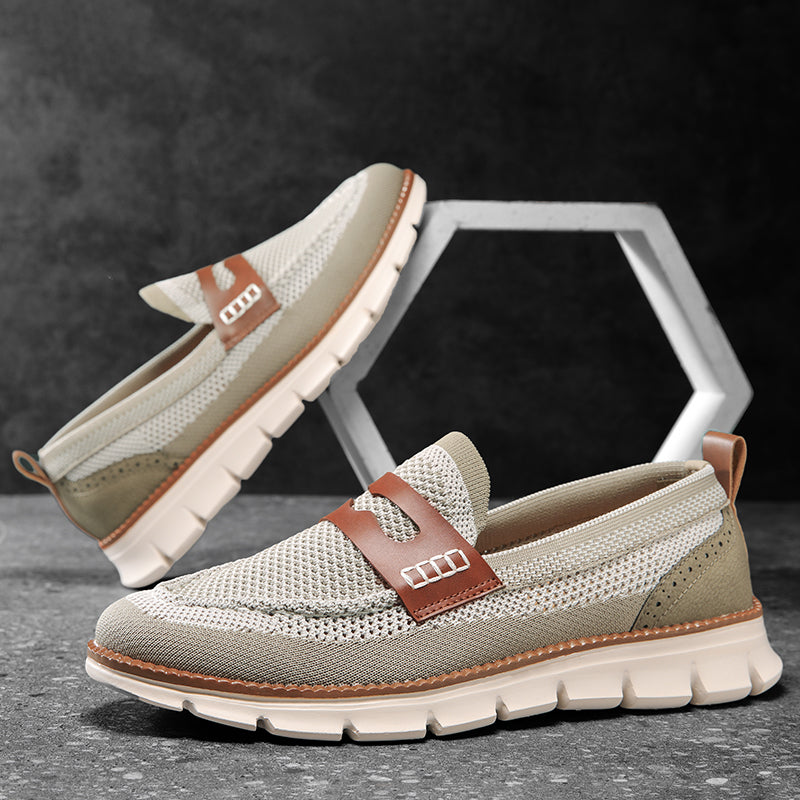 Oxford Mesh Loafers