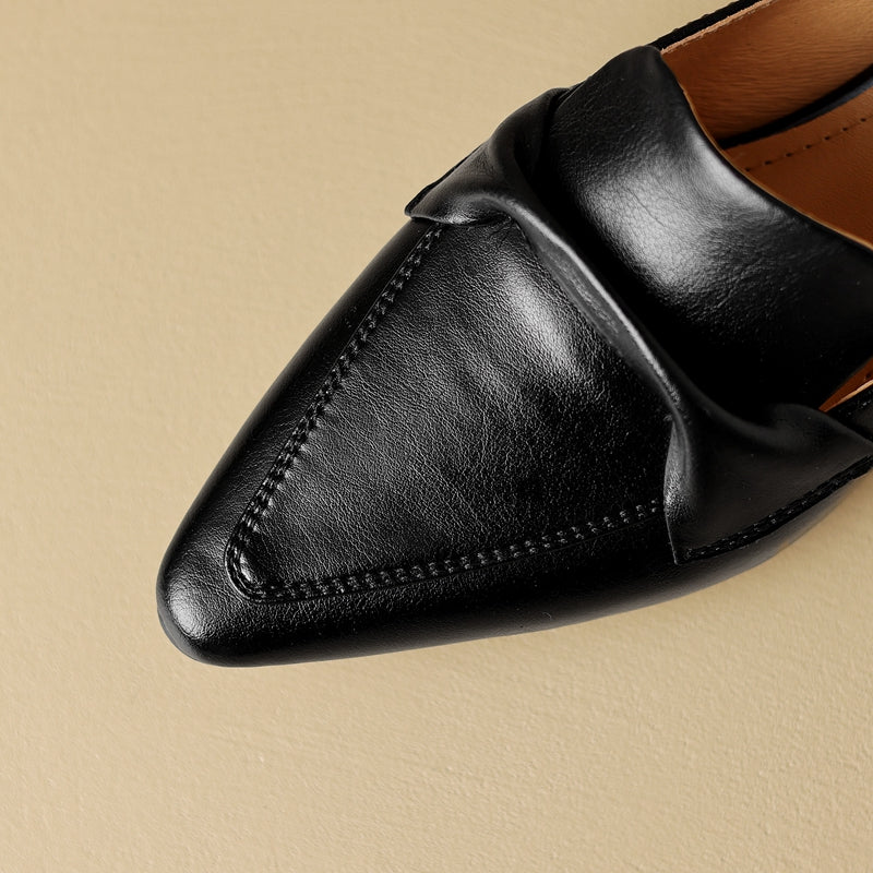 Victoria Leather Mules