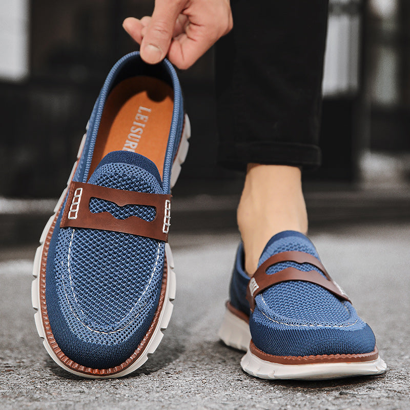 Oxford Mesh Loafers