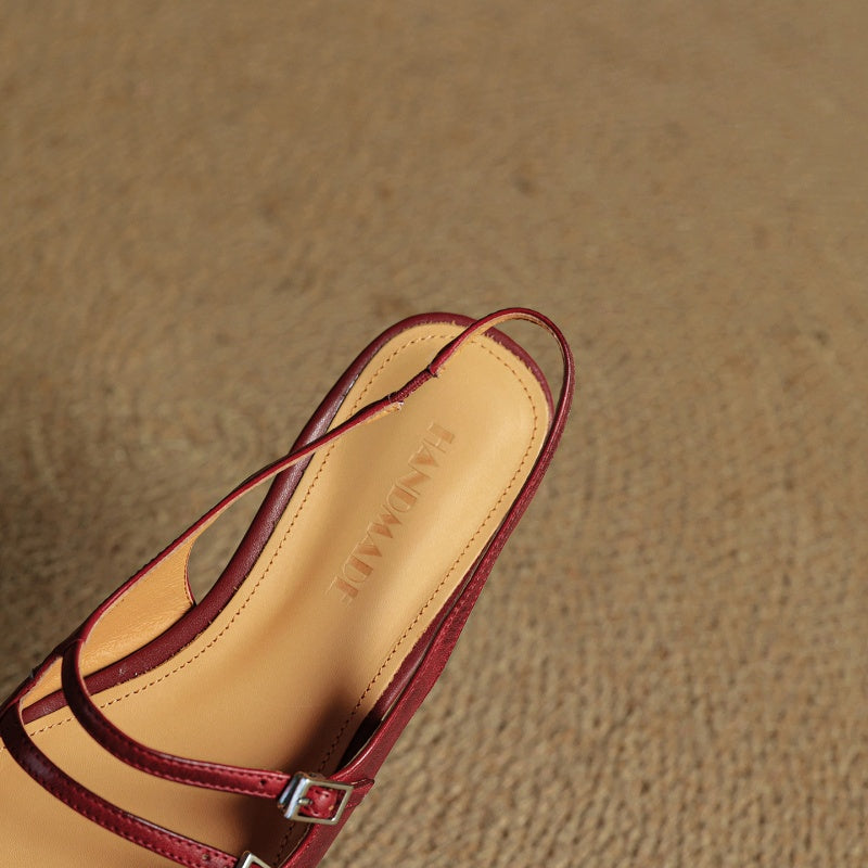 Hilton Leather Flats
