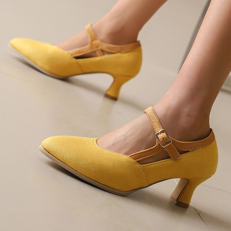 Eleanor Suede Heels