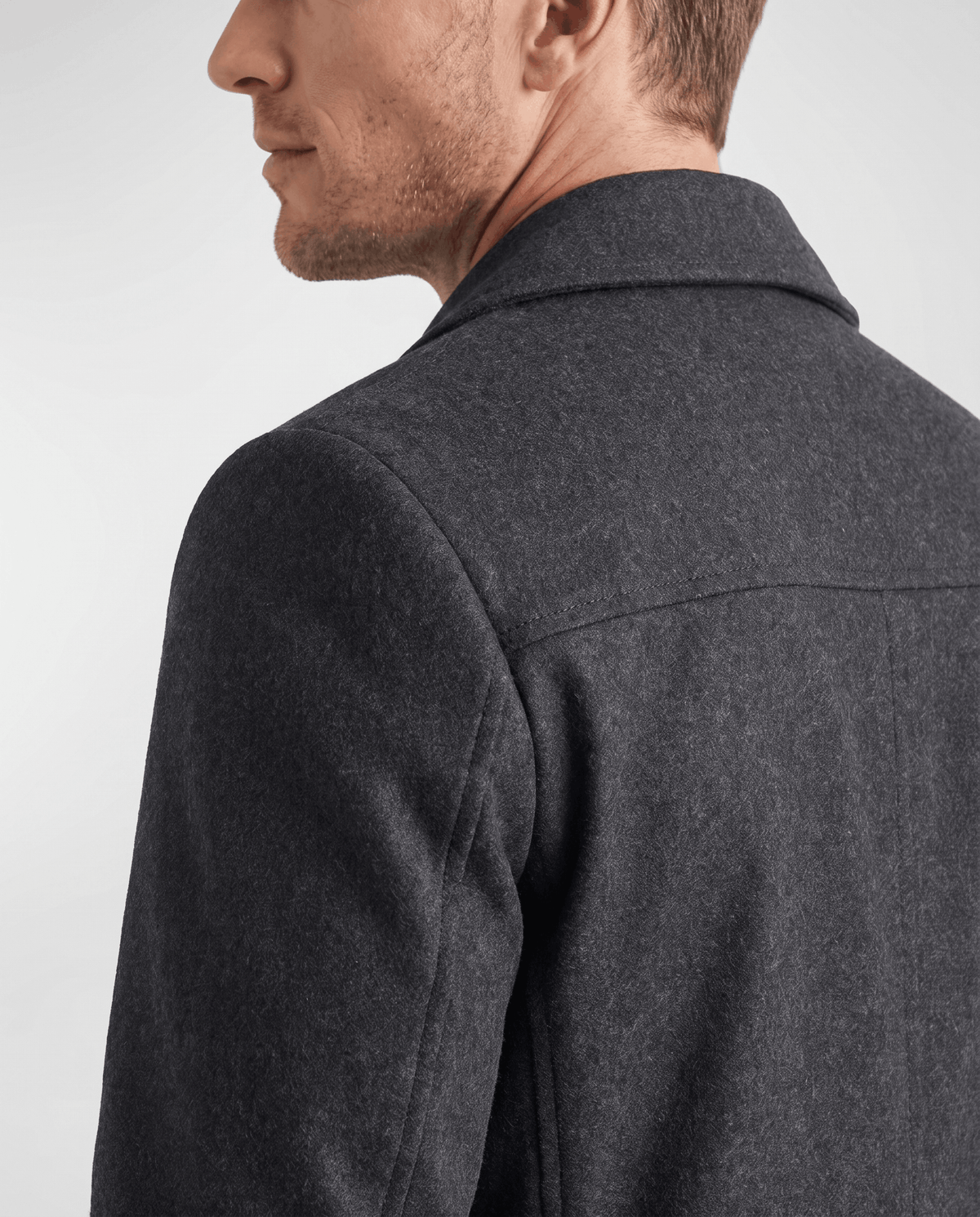 Double-Breasted Trench Coat for Men – Longline, Notched Lapel & Structured Shoulders | Everett