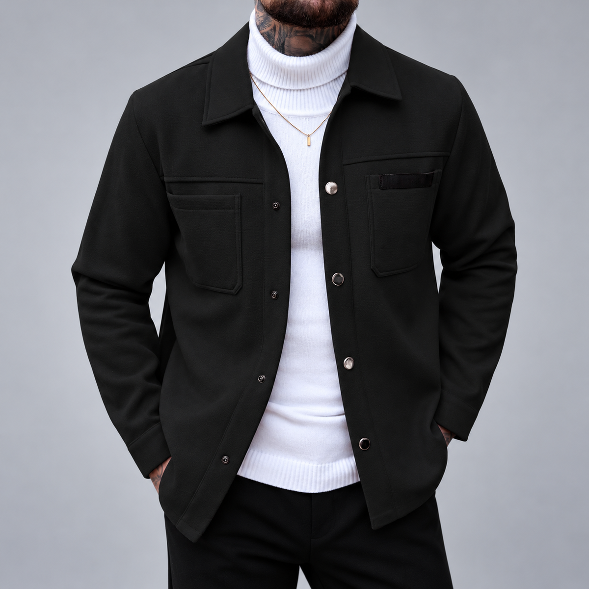 Edward- Men's Dual Pocket Structured Jacket