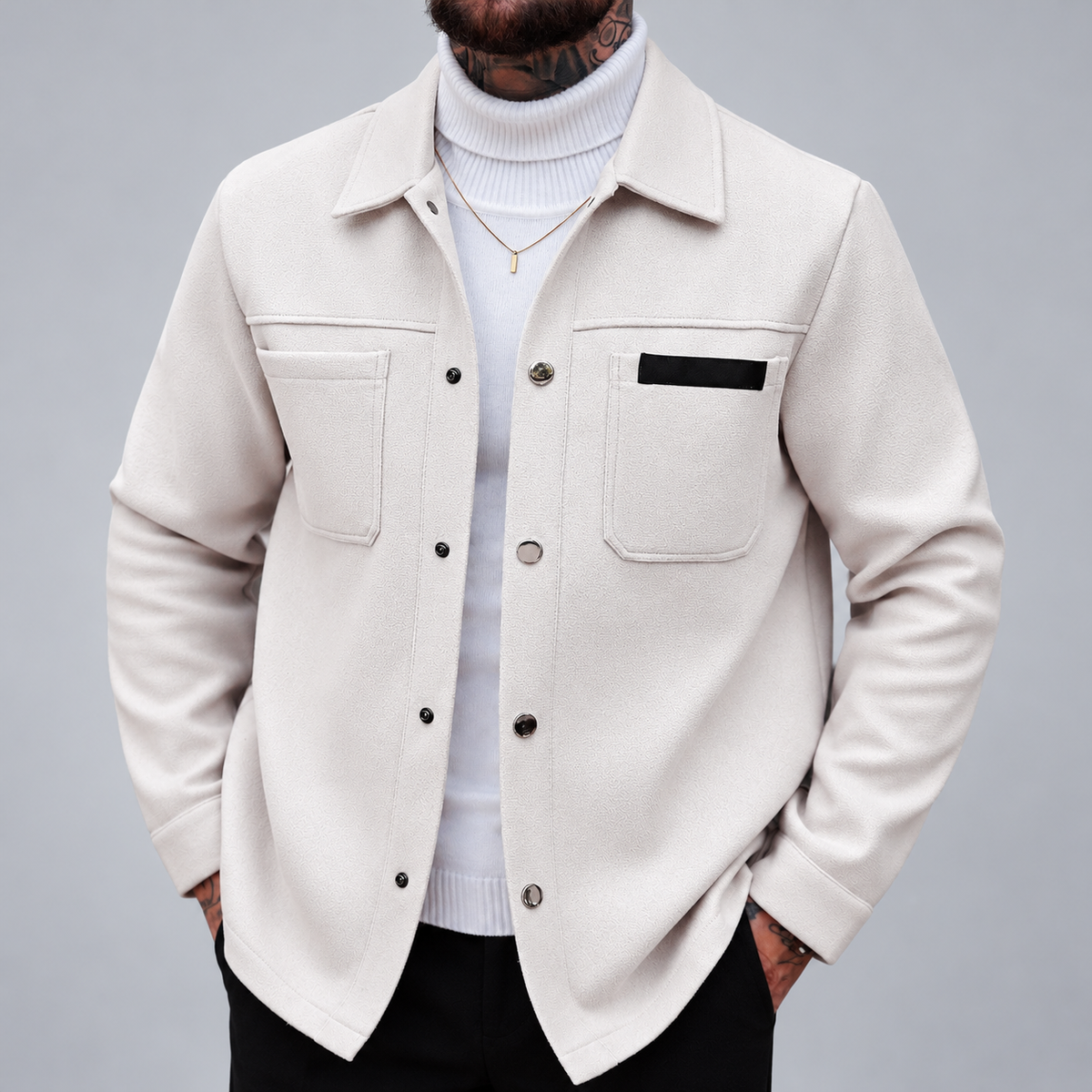 Edward- Men's Dual Pocket Structured Jacket