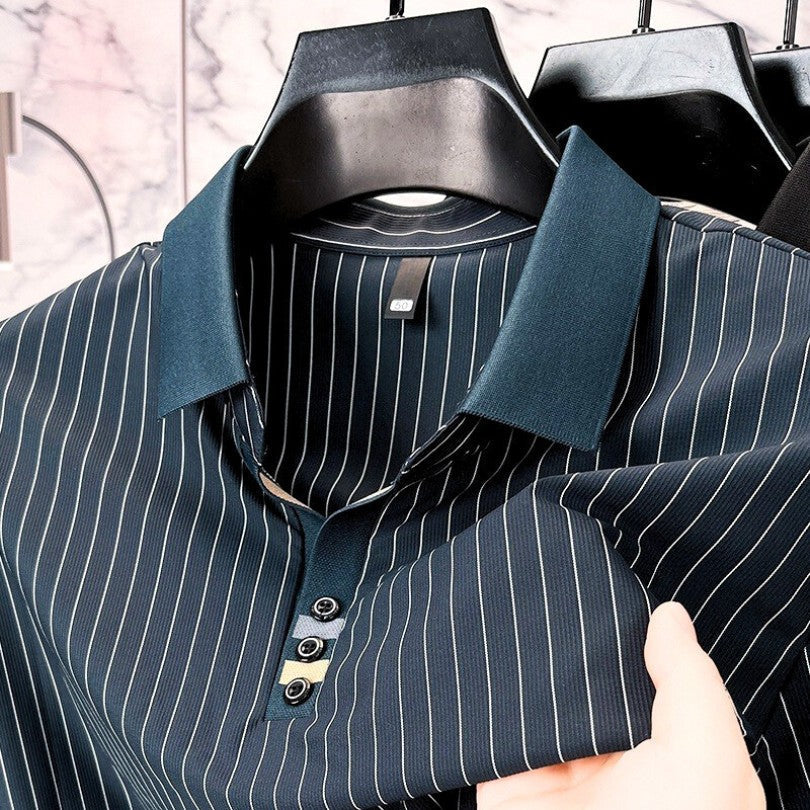 REFINED STRIPED POLO