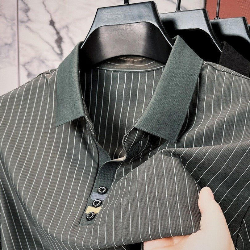 REFINED STRIPED POLO