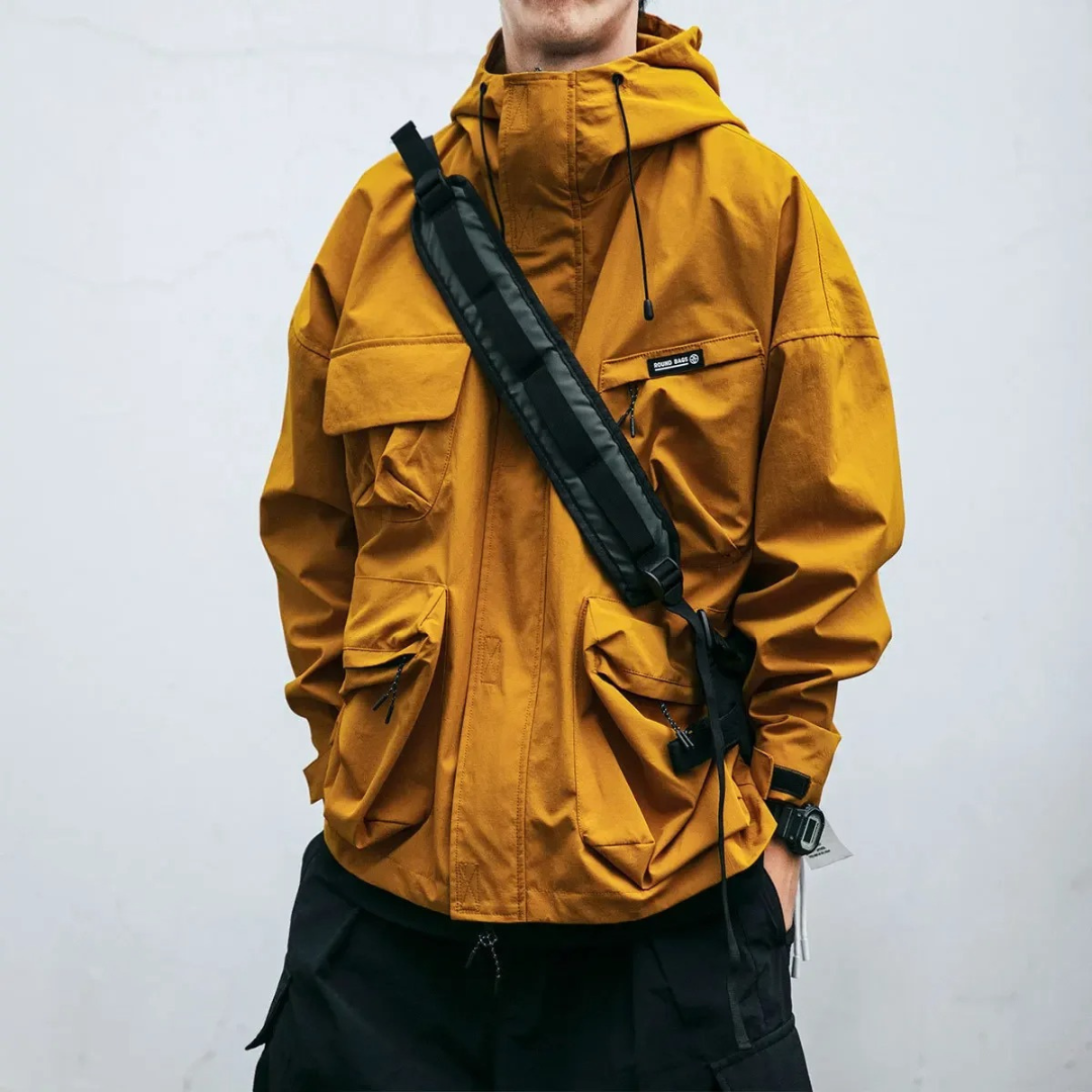 Men's Waterproof Hooded Jacket | Lightweight Outdoor Coat