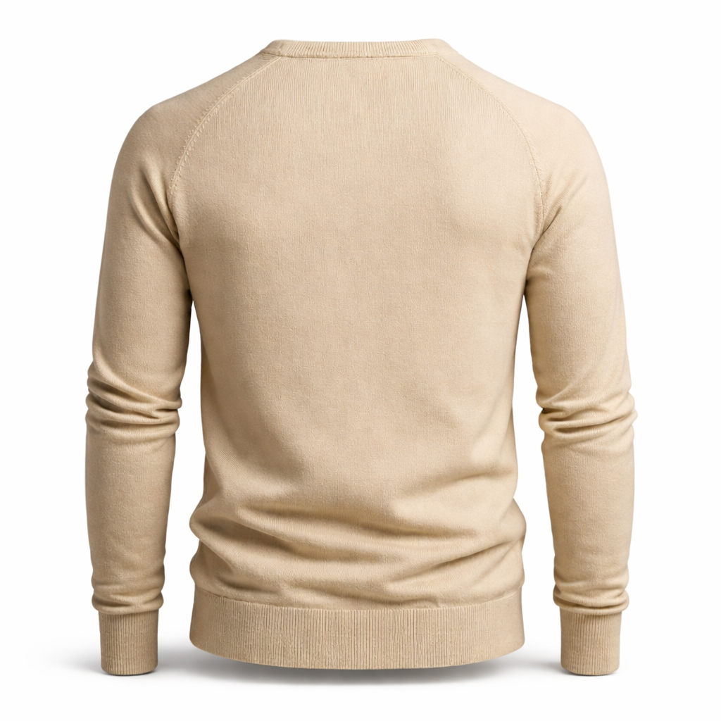 Men's Cable Knit Jumper | Classic Crew Neck Sweater
