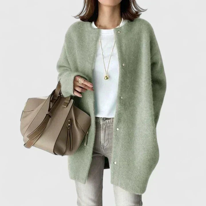 Tilda | Oversized Wool-Blend Longline Duster Cardigan