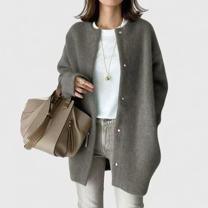 Tilda | Oversized Wool-Blend Longline Duster Cardigan