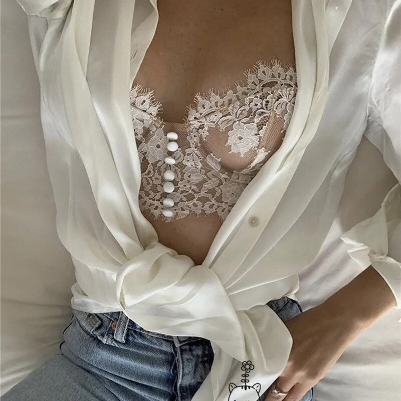 Lucia | Lace Cropped Cami