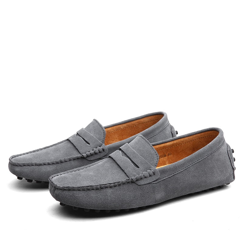 Men's Suede Loafers | Slip-On Driving Shoes