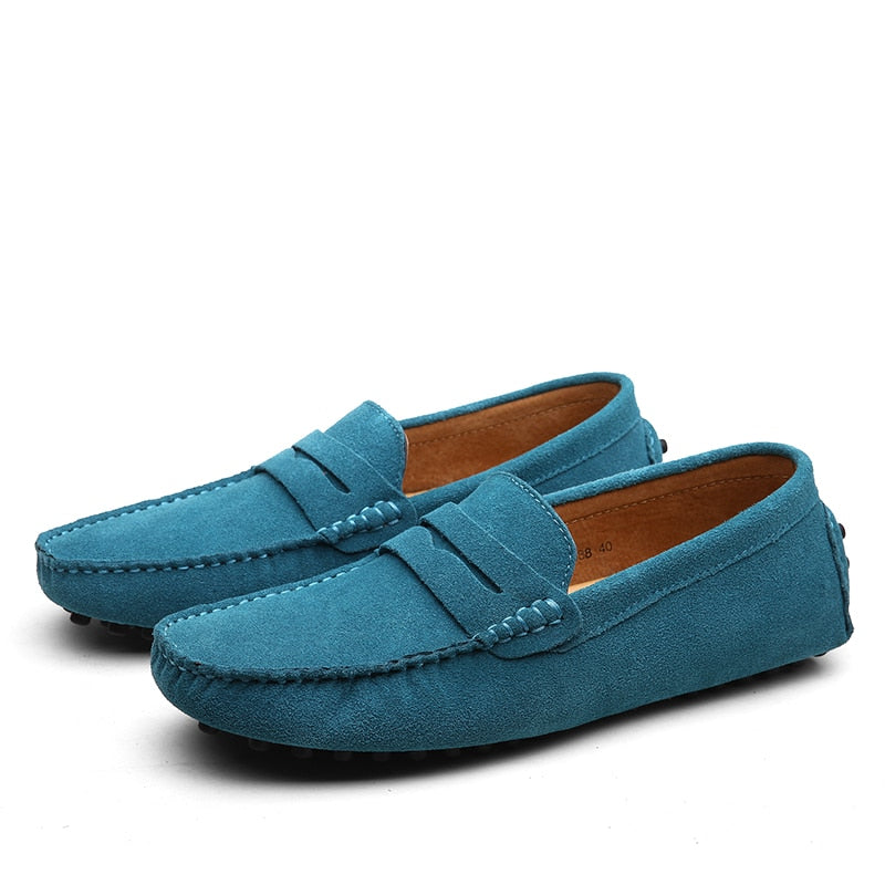 Men's Suede Loafers | Slip-On Driving Shoes