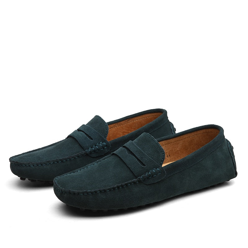 Men's Suede Loafers | Slip-On Driving Shoes