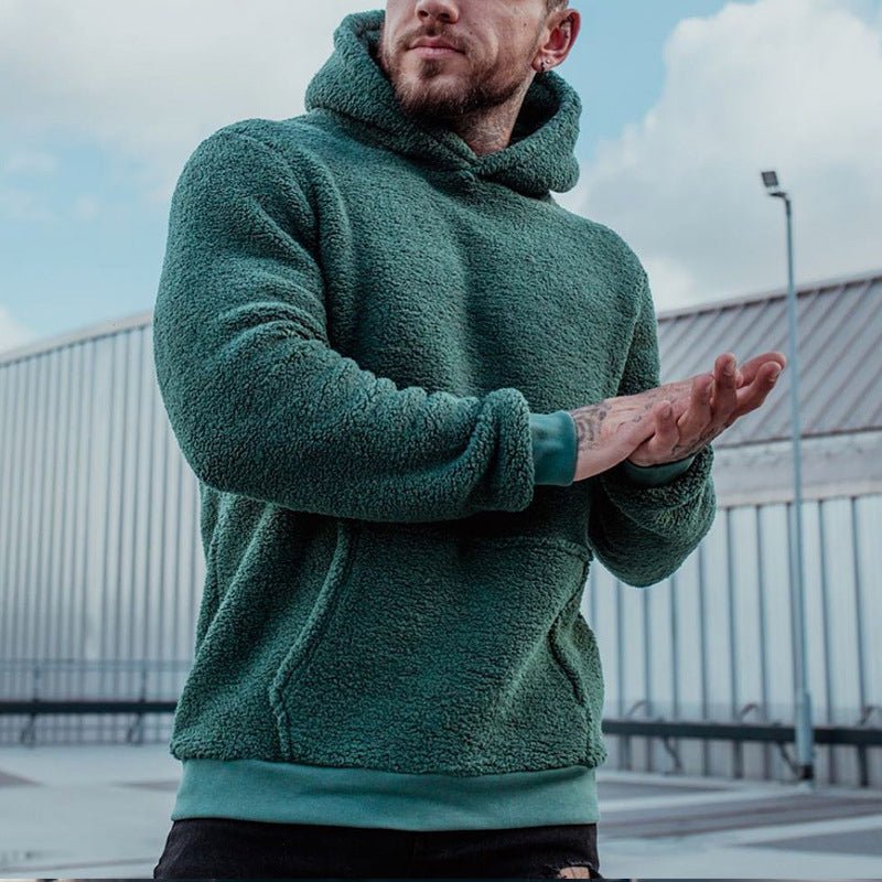 Men’s Textured Pullover Hoodie