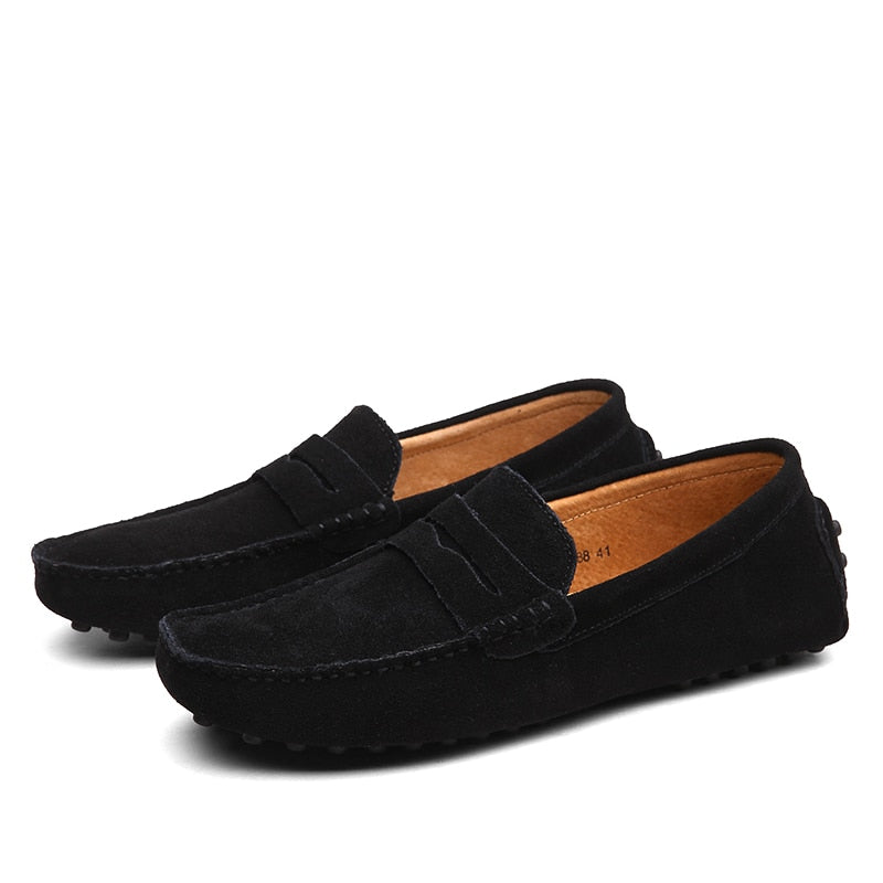 Men's Suede Loafers | Slip-On Driving Shoes