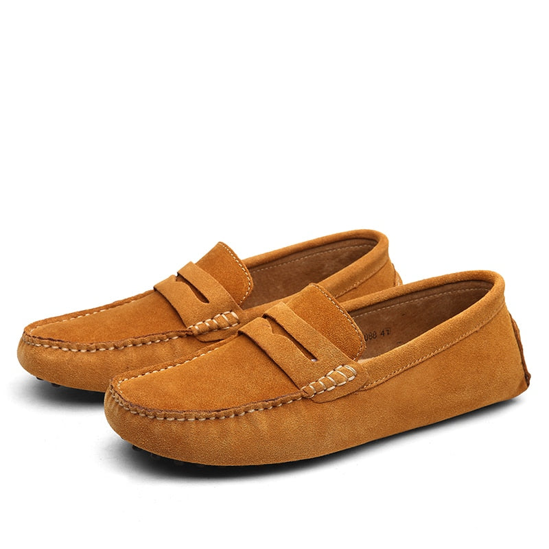 Men's Suede Loafers | Slip-On Driving Shoes