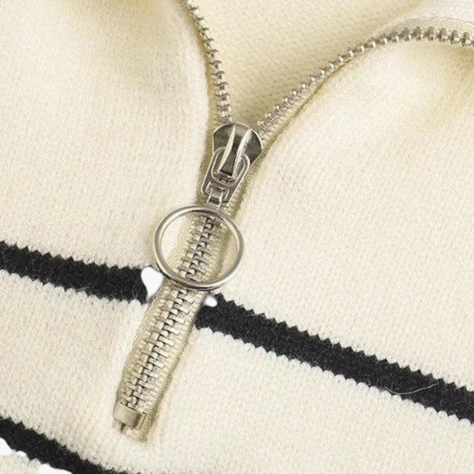 Charlotte | Striped Crew Neck Sweater