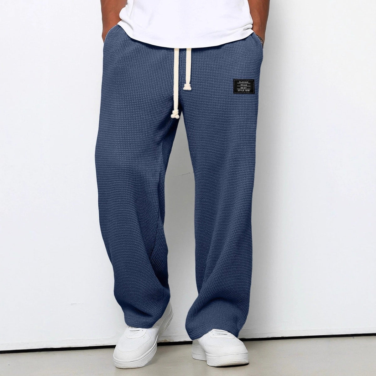 Men’s Textured Wide Leg Joggers