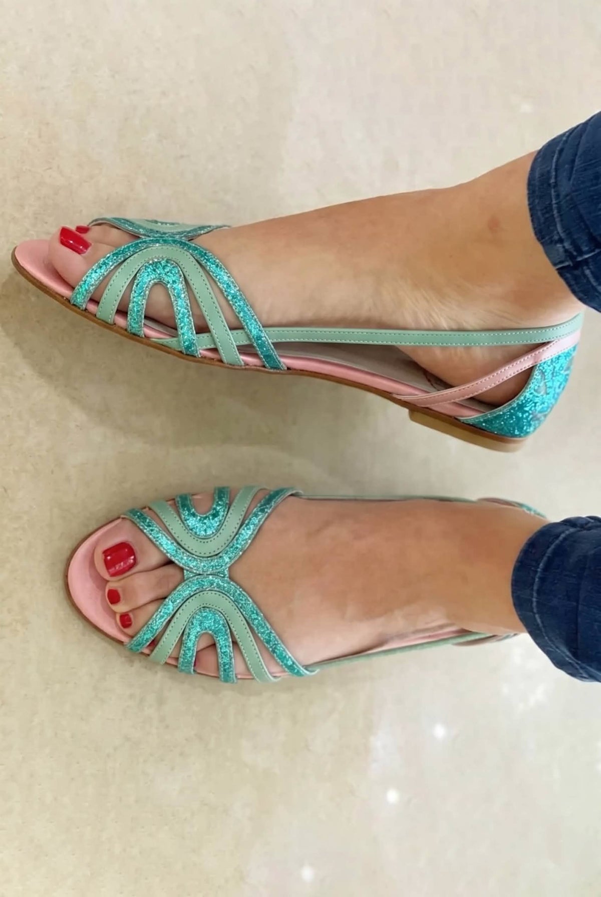 Mabel | Golden Sandals Summer Light