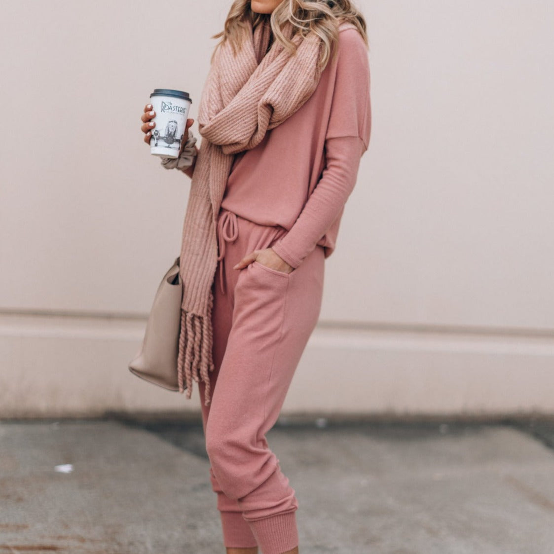 Women’s Relaxed Long Sleeve Lounge Set
