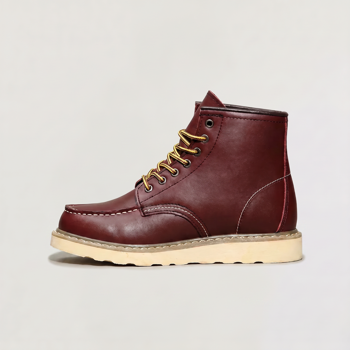Men's Moc Toe Lace-Up Ankle Boots