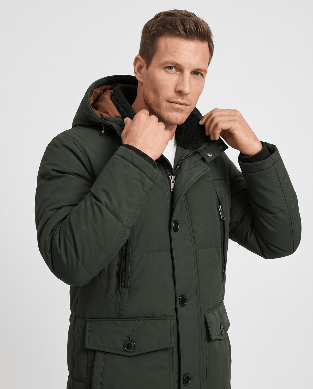 Insulated Winter Parka – Hooded Design & Multi-Pocket Utility | Oliver