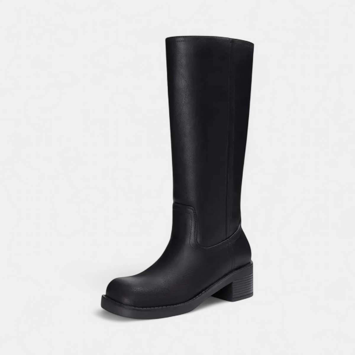 Women's Wide Calf Knee High Boots | Low Block Heel