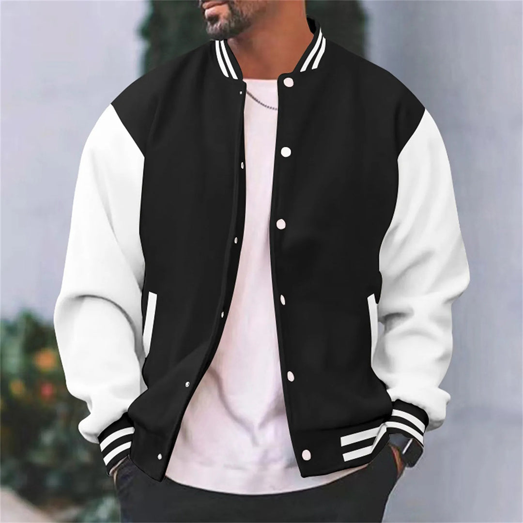 Timothy | Men’s Retro Letterman Style Varsity Jacket