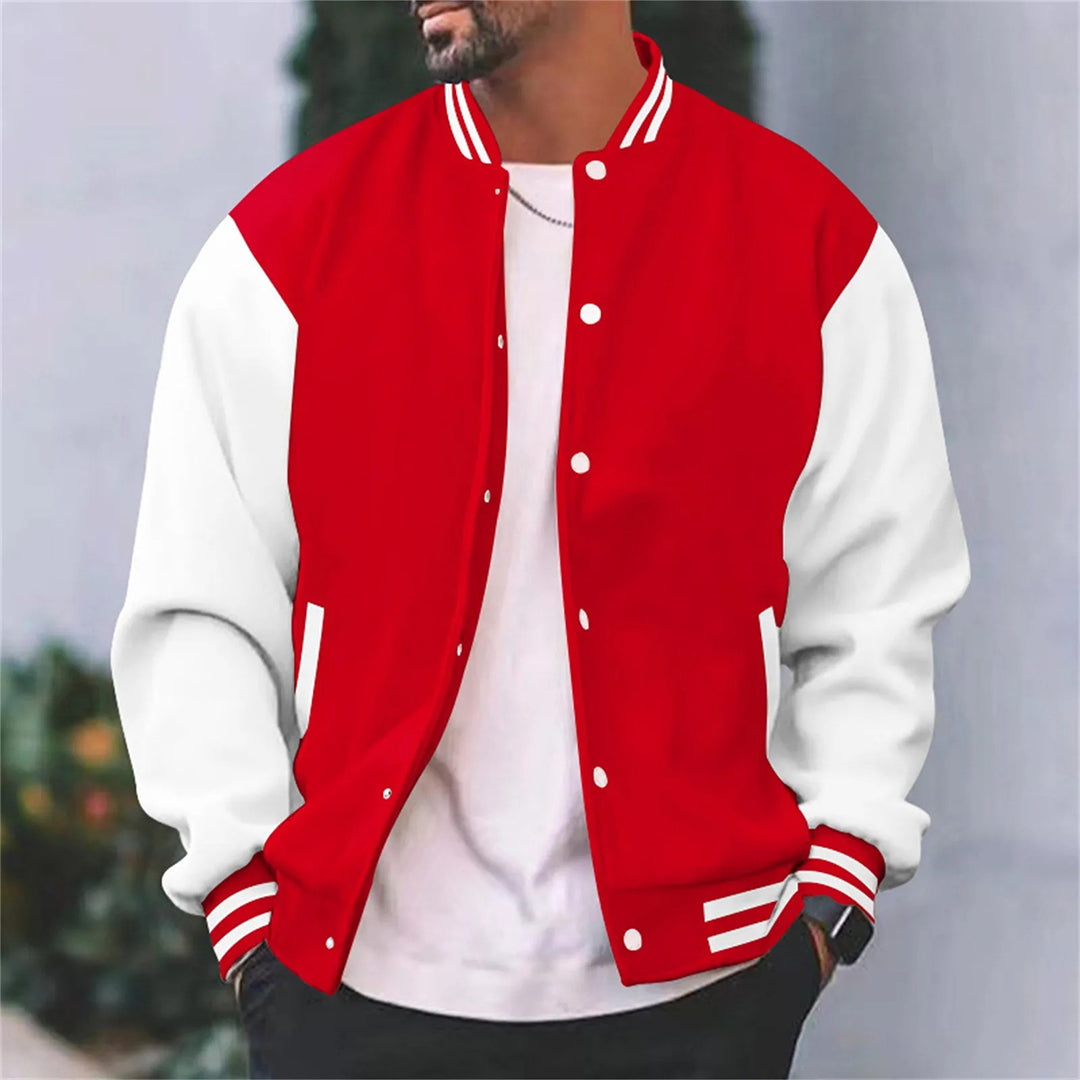 Timothy | Men’s Retro Letterman Style Varsity Jacket