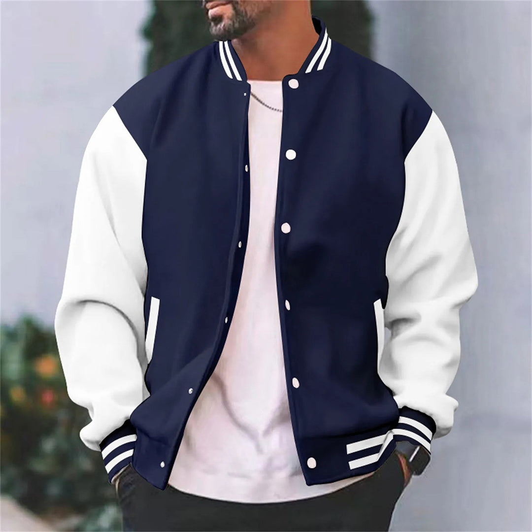 Timothy | Men’s Retro Letterman Style Varsity Jacket