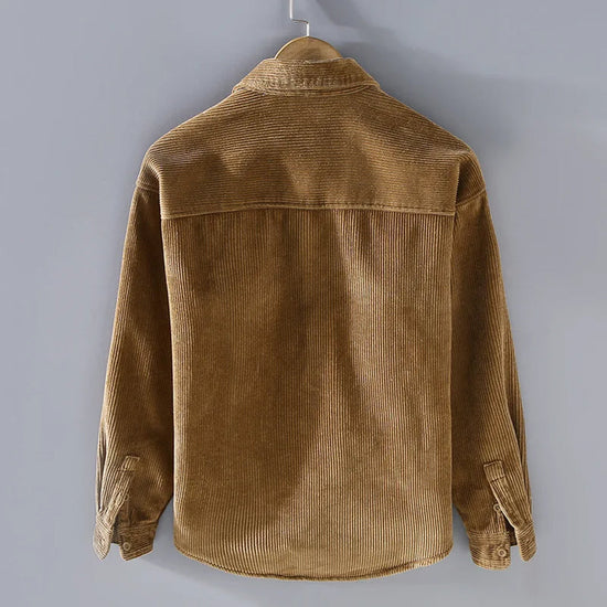 Men's Corduroy Fleece-Lined Overshirt