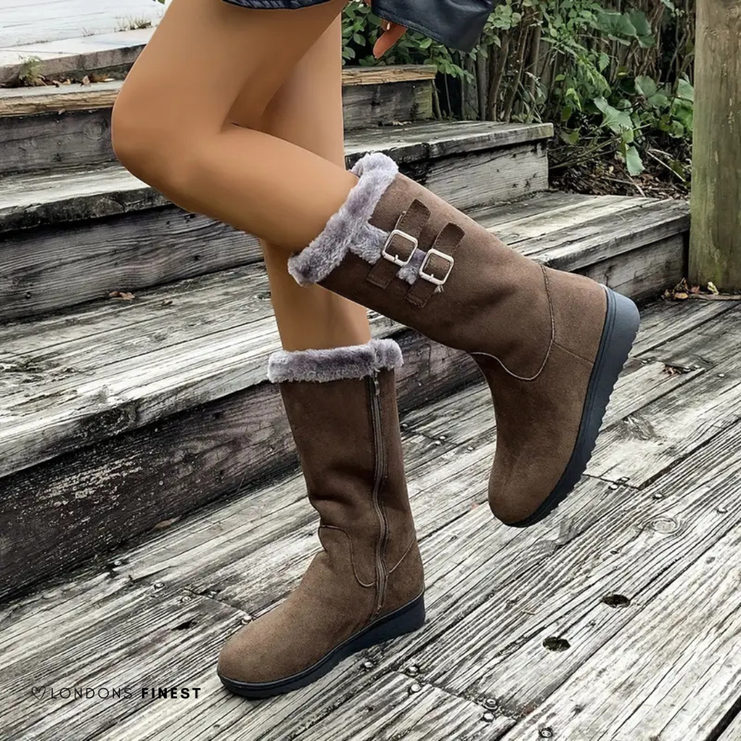 Zephyrina | Flat Sole Mid-Calf Boots