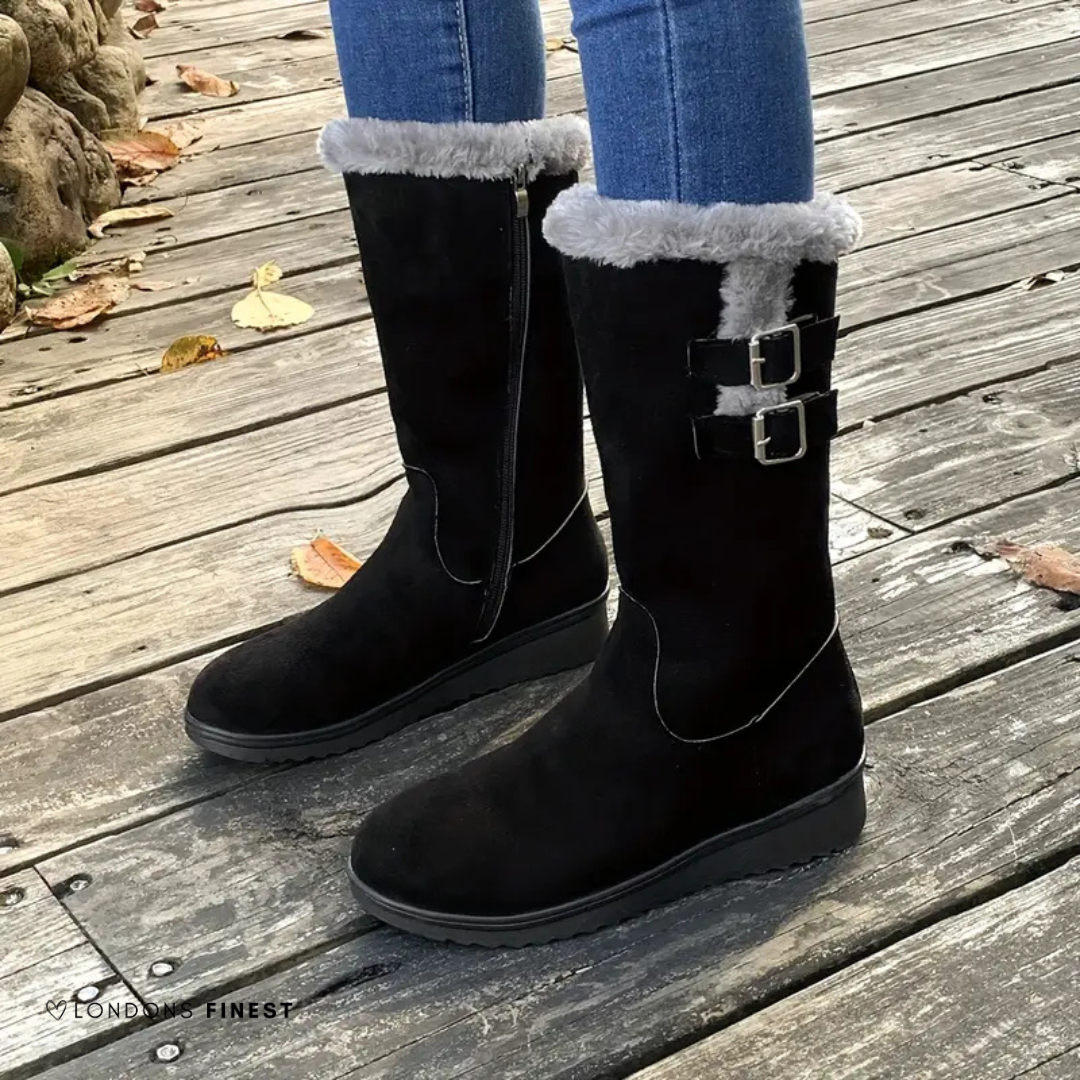Zephyrina | Flat Sole Mid-Calf Boots