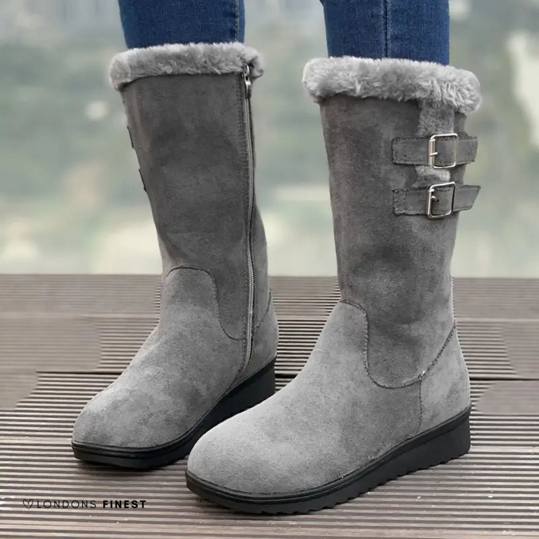 Zephyrina | Flat Sole Mid-Calf Boots