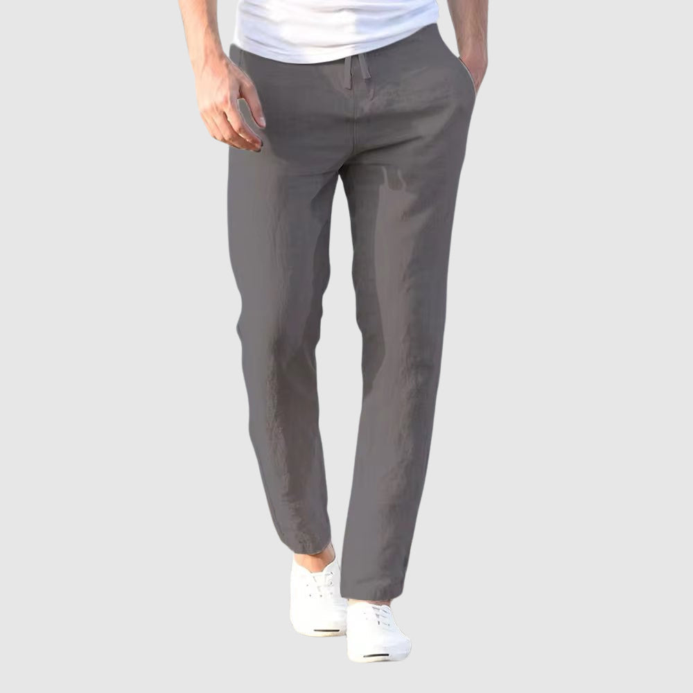 LIGHTWEIGHT LINEN PANTS