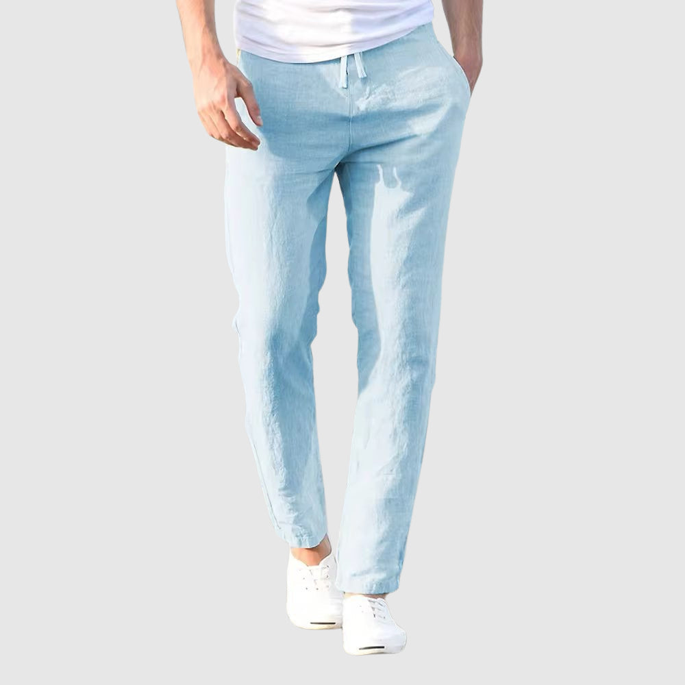 LIGHTWEIGHT LINEN PANTS