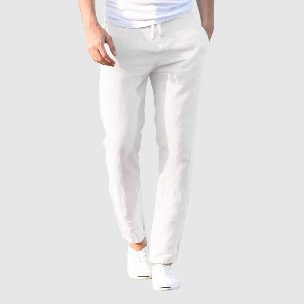 LIGHTWEIGHT LINEN PANTS