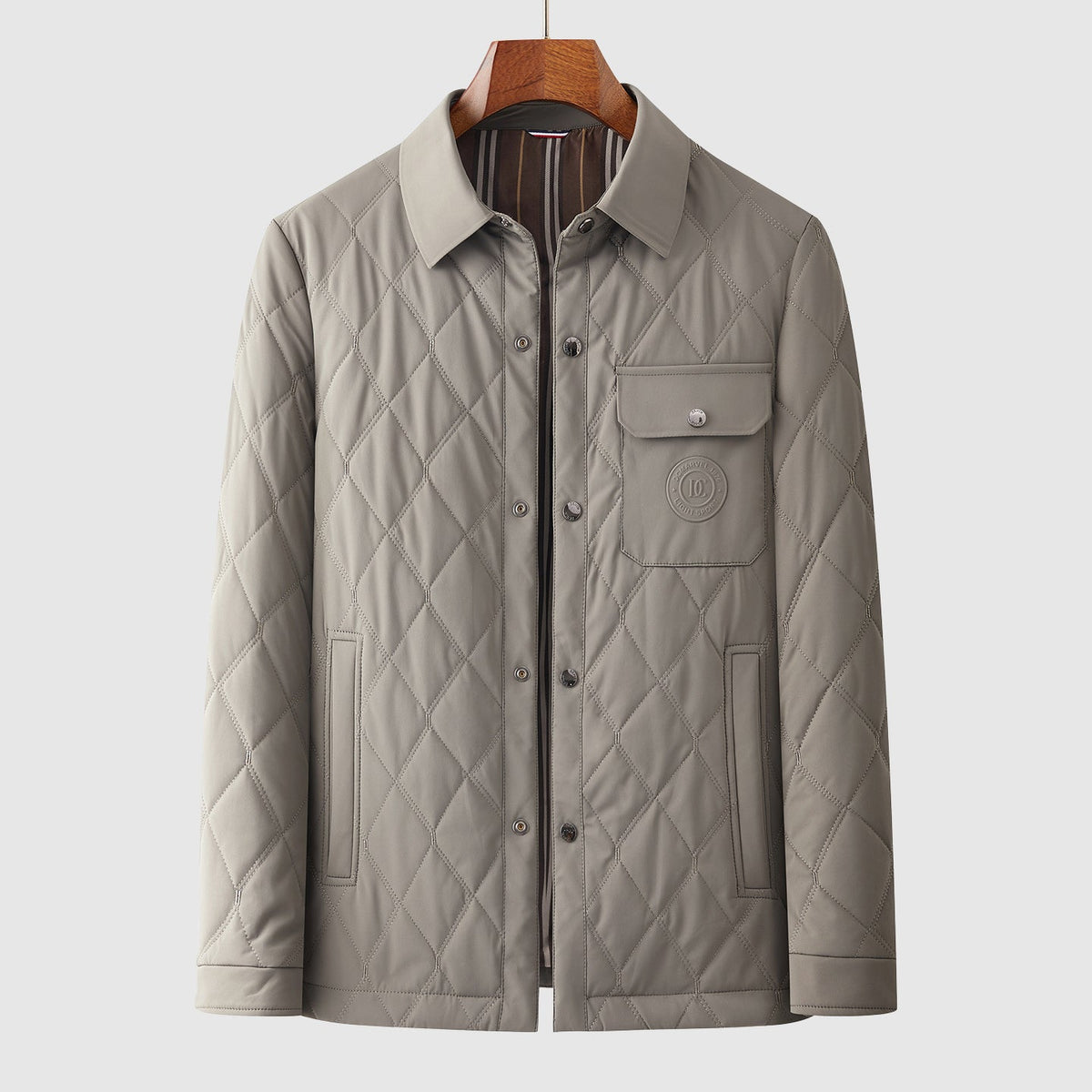 Adrian Quilted Diamond Jacket for Men
