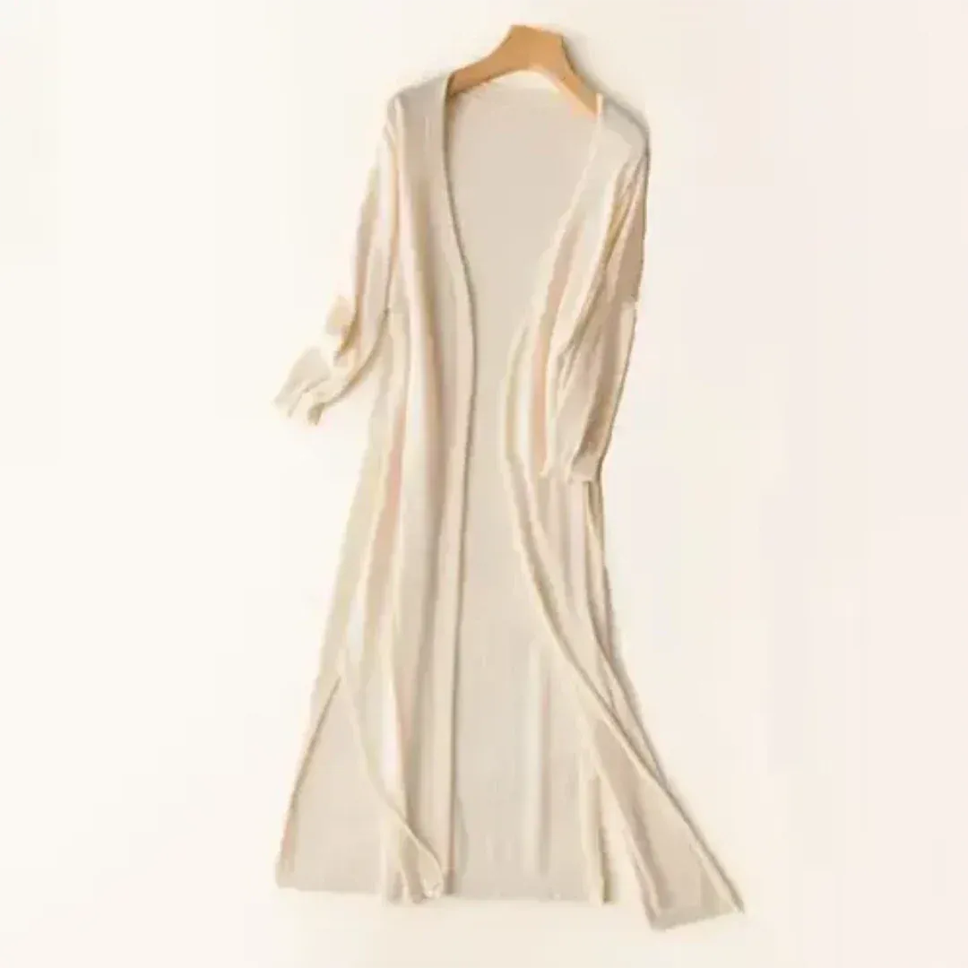 Women's Lightweight Long Cardigan | Open Front