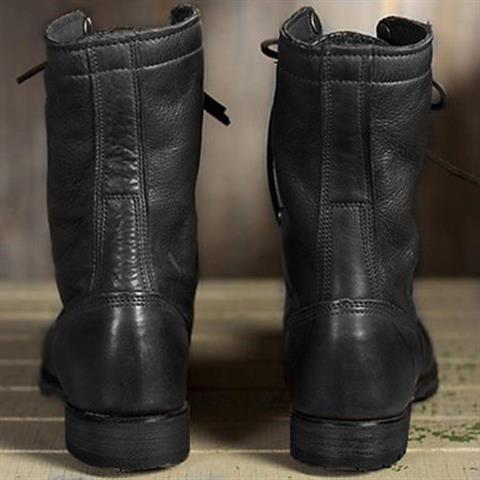 Emma | Combat Style Heritage Winter Lace-Up Boots