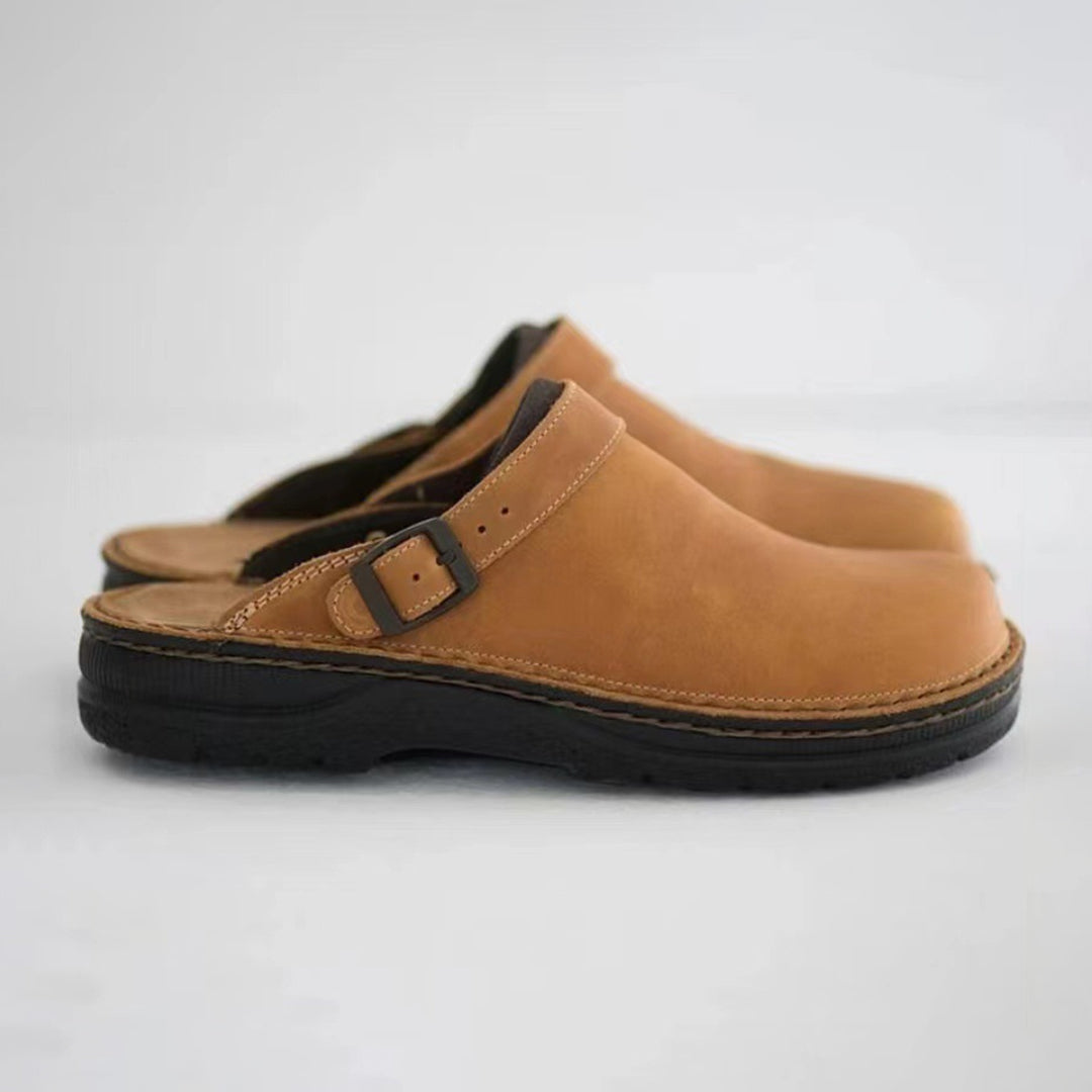 Men's Leather Clogs | Slip-On Mules